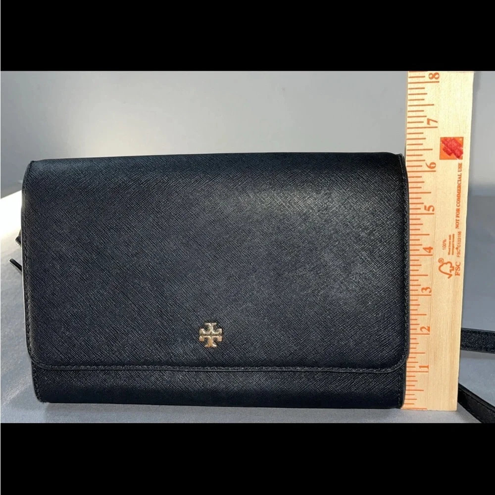TORY BURCH Emerson Combo Chelsea Crossbody in‎ Black